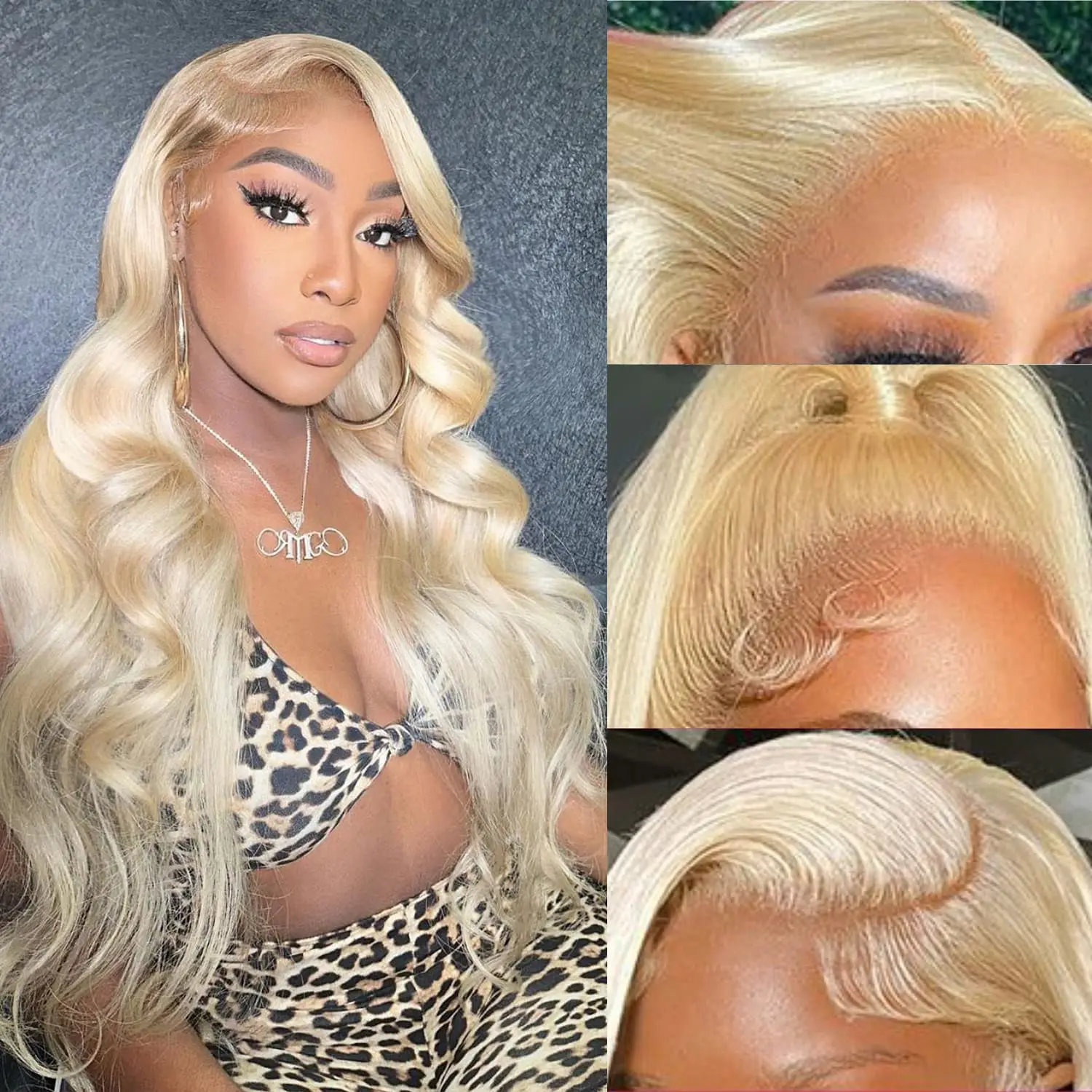 

Rovess 613 Lace Front Wigs 13x4 13x6 Brazilian Body Wave Human Hair Wig Honey Blonde PrePlucked Baby Hair Natural Hairline