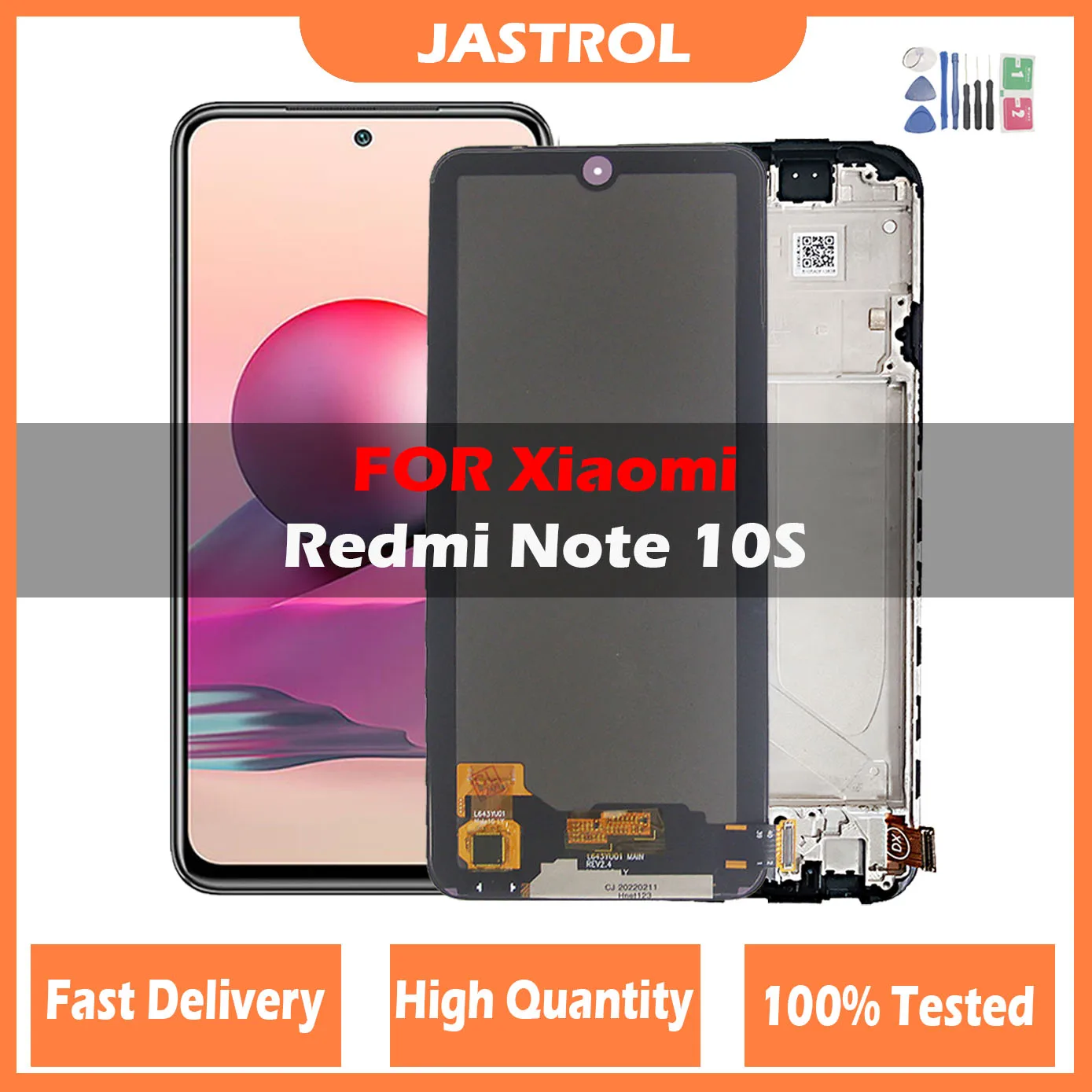 ЖК-дисплей для Xiaomi Redmi Note 10S, ЖК-дисплей с сенсорным экраном и дигитайзером в сборе, Note 10S, M2101K7BG, M2101K7BI, M2101K7BNY, M2101K7BL
ЖК-дисплей для Xiaomi Redmi Note 10S, ЖК-дисплей с сенсорным экраном и дигитайзером в сборе, Note 10S, M2101K7BG, M2101K7BI, M2101K7BNY, M2101K7BL