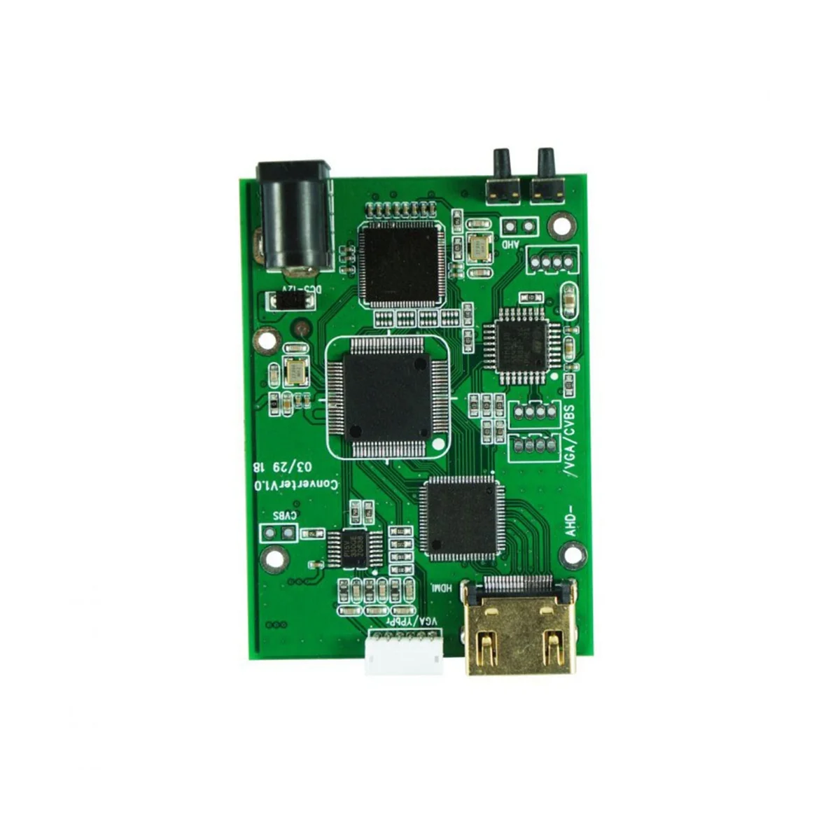 AHD41 4-In-1 HD Video Signal Convertor Board AHD TVI CVI CVBS Signal to HDMI-Compatible VGA CVBS Signal Convertor Board
AHD41 4-In-1 HD Video Signal Convertor Board AHD TVI CVI CVBS Signal to HDMI-Compatible VGA CVBS Signal Convertor Board