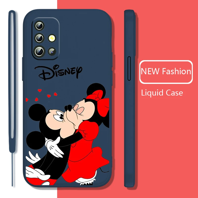 Mickey Minnie Love Phone Case For Samsung Galaxy A73 A53 A33 A52 A32 A22 A71 A51 A21S A03S 4G 5G Liquid Rope Cover Coque Capa
Mickey Minnie Love Phone Case For Samsung Galaxy A73 A53 A33 A52 A32 A22 A71 A51 A21S A03S 4G 5G Liquid Rope Cover Coque Capa