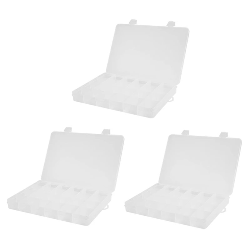 Best 3X 24 Compartments Plastic Box Case Jewelry Bead Storage Container Craft Organizer
Best 3X 24 Compartments Plastic Box Case Jewelry Bead Storage Container Craft Organizer