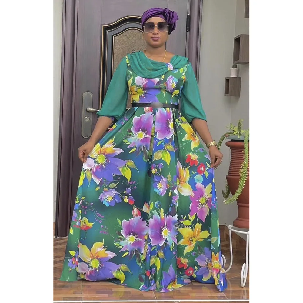 African Dresses for Womens High Waisted Printed Floor Length Round Neck Elegant Evening Night Party Vestidos Mujer Dress New Hot
African Dresses for Womens High Waisted Printed Floor Length Round Neck Elegant Evening Night Party Vestidos Mujer Dress New Hot