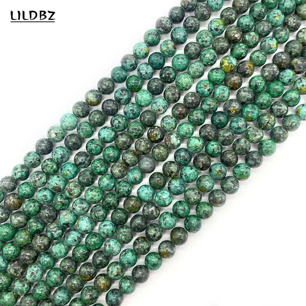 Wholesale Natural Stone Round African Turquoise Necklace Beads 6mm8mm10mm Charm Jewelry DIY Bracelet Earrings Hairpin Accessory
Wholesale Natural Stone Round African Turquoise Necklace Beads 6mm8mm10mm Charm Jewelry DIY Bracelet Earrings Hairpin Accessory