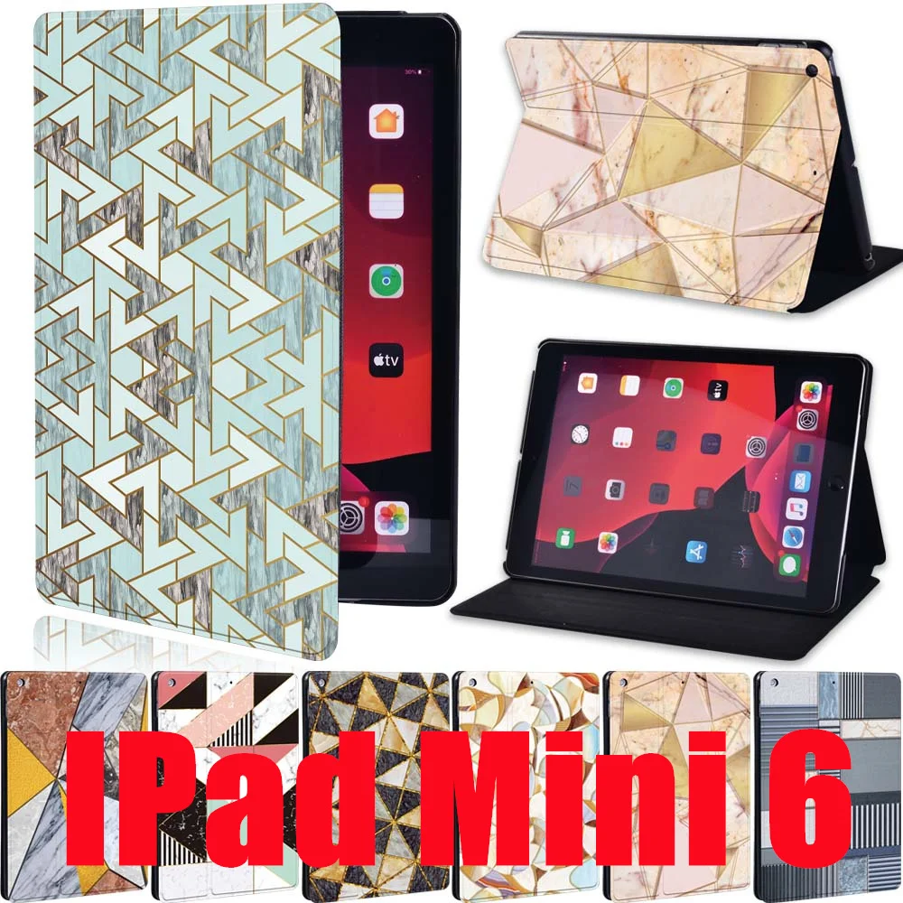 Tablet Case for IPad Mini 6 Case 2021 IPad Mini 6th Generation 8.3 Inch Geometry Pattern Leather Stand Protective Case Cover
Tablet Case for IPad Mini 6 Case 2021 IPad Mini 6th Generation 8.3 Inch Geometry Pattern Leather Stand Protective Case Cover