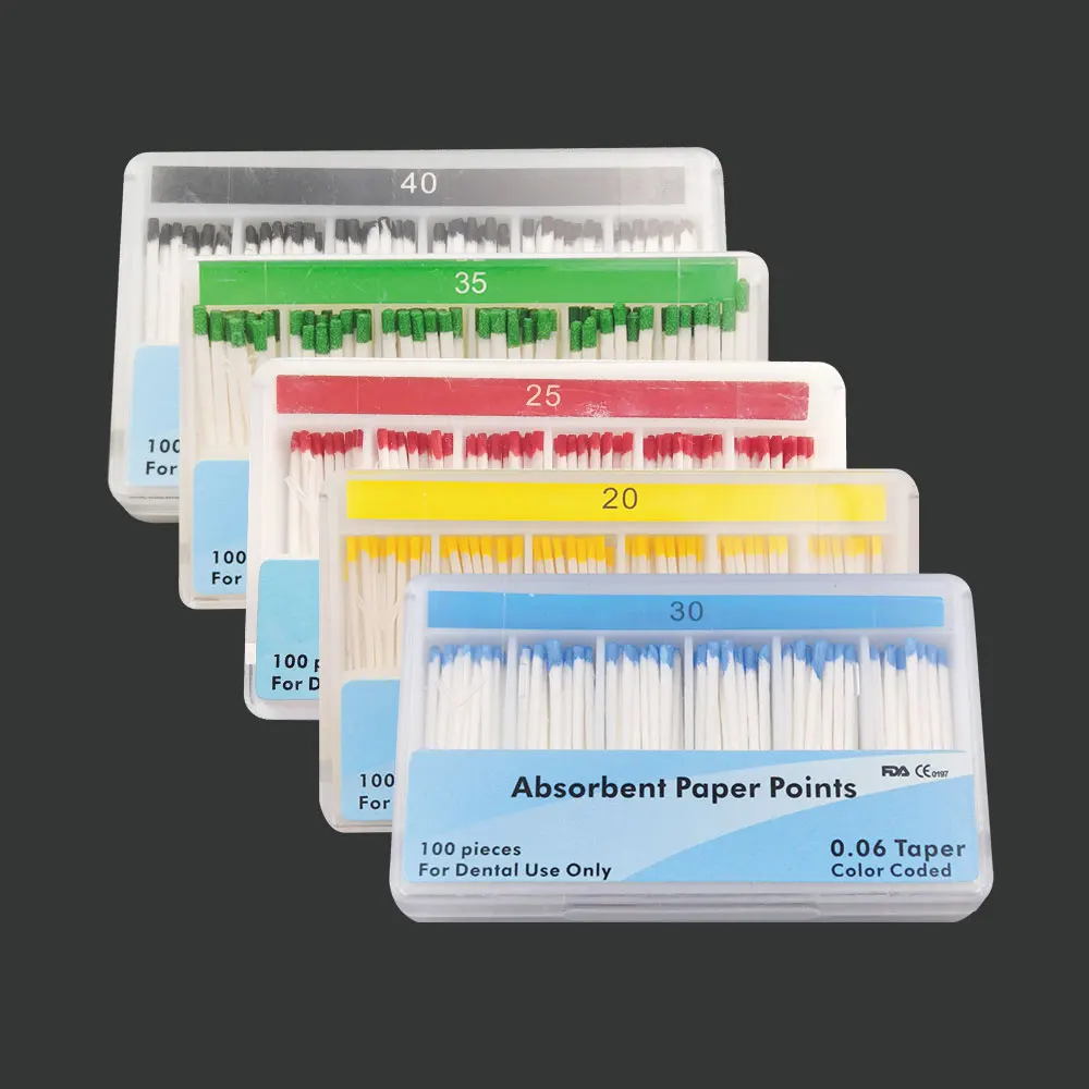 5box Dental Absorbent Paper Points 30# 0.06 Taper Paper Points Root Canal Absorption Pure Cotton Fiber Dental Materials
5box Dental Absorbent Paper Points 30# 0.06 Taper Paper Points Root Canal Absorption Pure Cotton Fiber Dental Materials