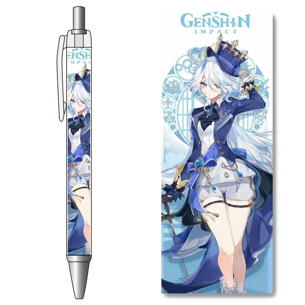 1PCS Genshin Impact Focalors Furina De Fontaine Gel Pen Artistic Water Demon God Stationery Black Refills Caneta School Supplies
1PCS Genshin Impact Focalors Furina De Fontaine Gel Pen Artistic Water Demon God Stationery Black Refills Caneta School Supplies