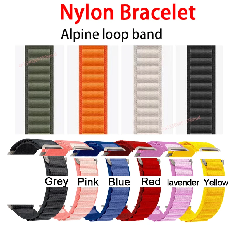Ремешок альпийский для iwatch series Ultra 8 7 3 se 6 5 4, нейлоновый браслет для iwatch band 45 мм 49 мм 44 мм, 100 шт.
Ремешок альпийский для iwatch series Ultra 8 7 3 se 6 5 4, нейлоновый браслет для iwatch band 45 мм 49 мм 44 мм, 100 шт.
