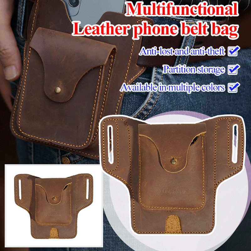 Multifunctional Leather Phone Belt Bag Dropshipping Vintage Leather Waist Bag Cellphone Loop Holster Mens Belt Bag Phone Pouch
Multifunctional Leather Phone Belt Bag Dropshipping Vintage Leather Waist Bag Cellphone Loop Holster Mens Belt Bag Phone Pouch