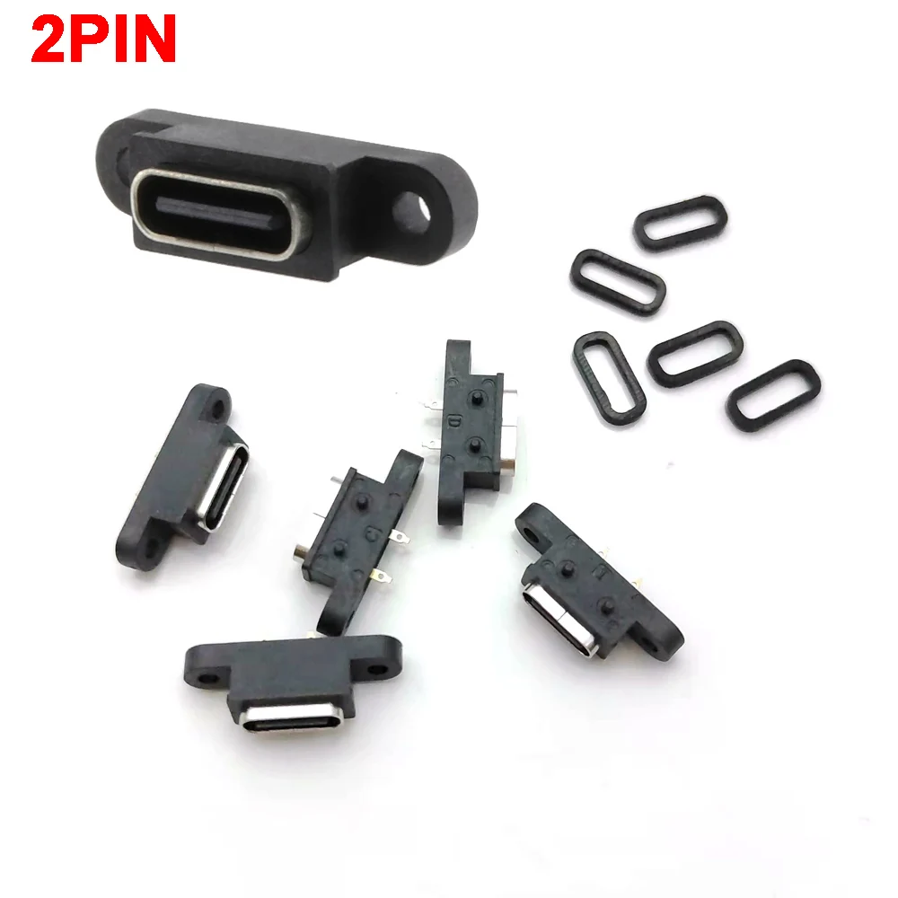 1pcs TYPE C 2 Pin Waterproof Female USB C Socket Port With Screw Hole Fast Charge Charging Interface 180 degree USB Connector
1pcs TYPE C 2 Pin Waterproof Female USB C Socket Port With Screw Hole Fast Charge Charging Interface 180 degree USB Connector
