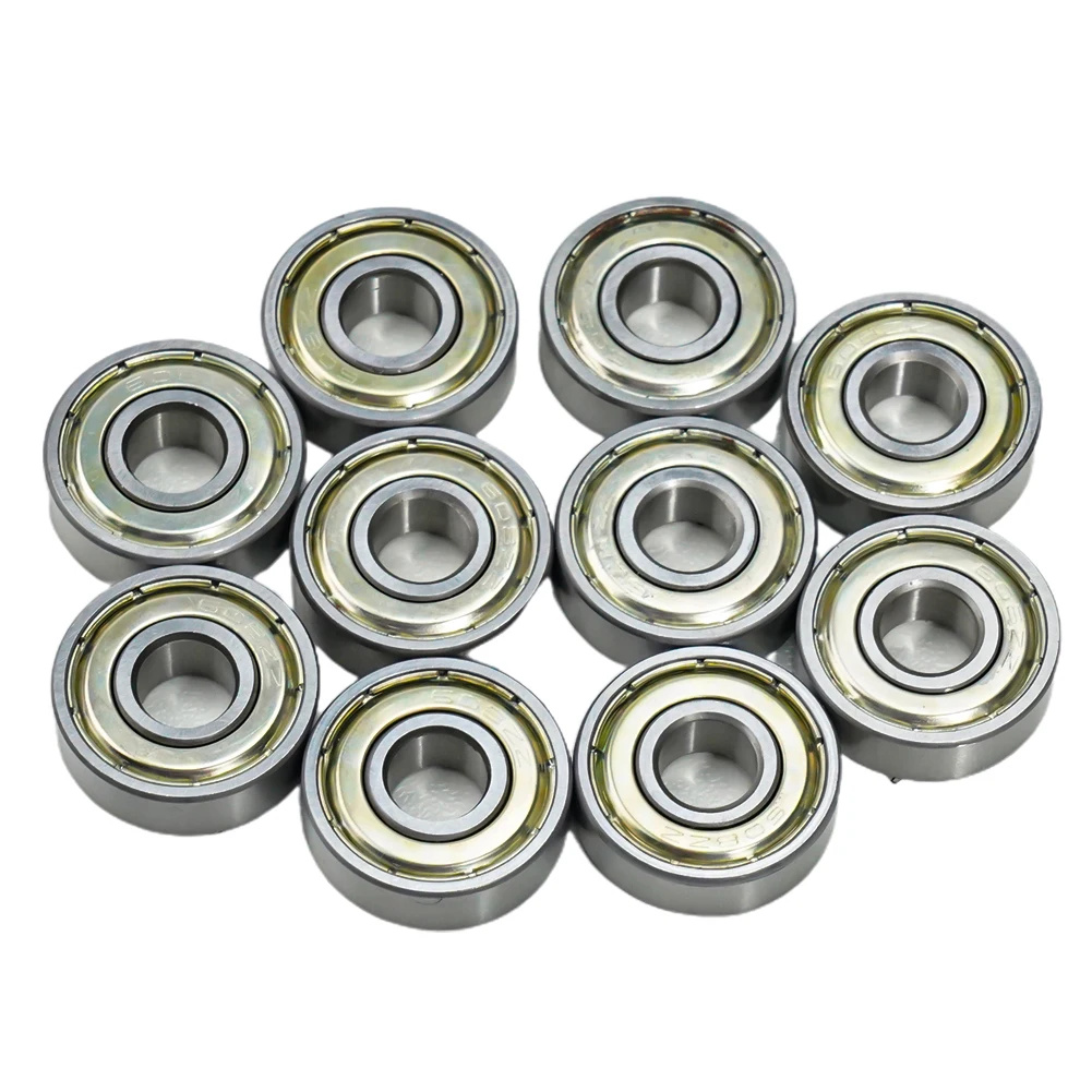 Smooth Skateboard Bearings 10pcs Double Shielded Carbon Steel Replacement Bearings for Electric Car and Drift Plate
Smooth Skateboard Bearings 10pcs Double Shielded Carbon Steel Replacement Bearings for Electric Car and Drift Plate