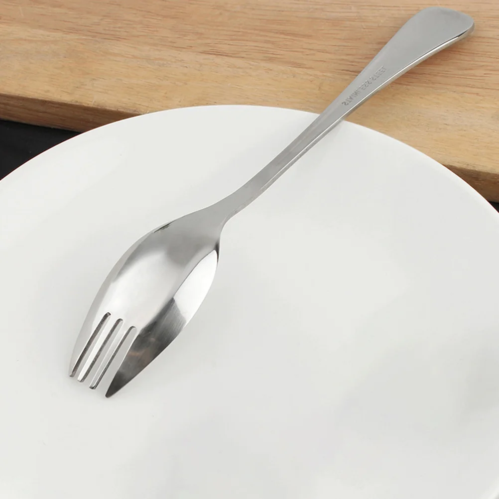 Fruit Scoop Dual-purpose Spoon Instant Noodle Sporks Salad Fork Camping Utensil
Fruit Scoop Dual-purpose Spoon Instant Noodle Sporks Salad Fork Camping Utensil