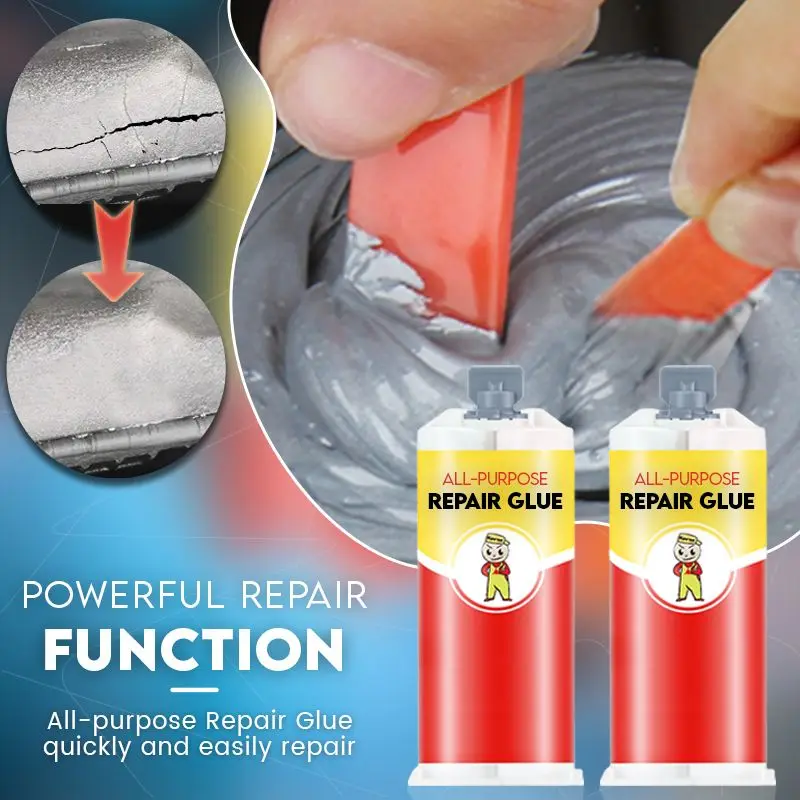 Industrial Metal Repair Paste Glue Heat Resistance Cold Weld Metal Repair Paste A&B Adhesive Gel Casting Agent Tools
Industrial Metal Repair Paste Glue Heat Resistance Cold Weld Metal Repair Paste A&B Adhesive Gel Casting Agent Tools