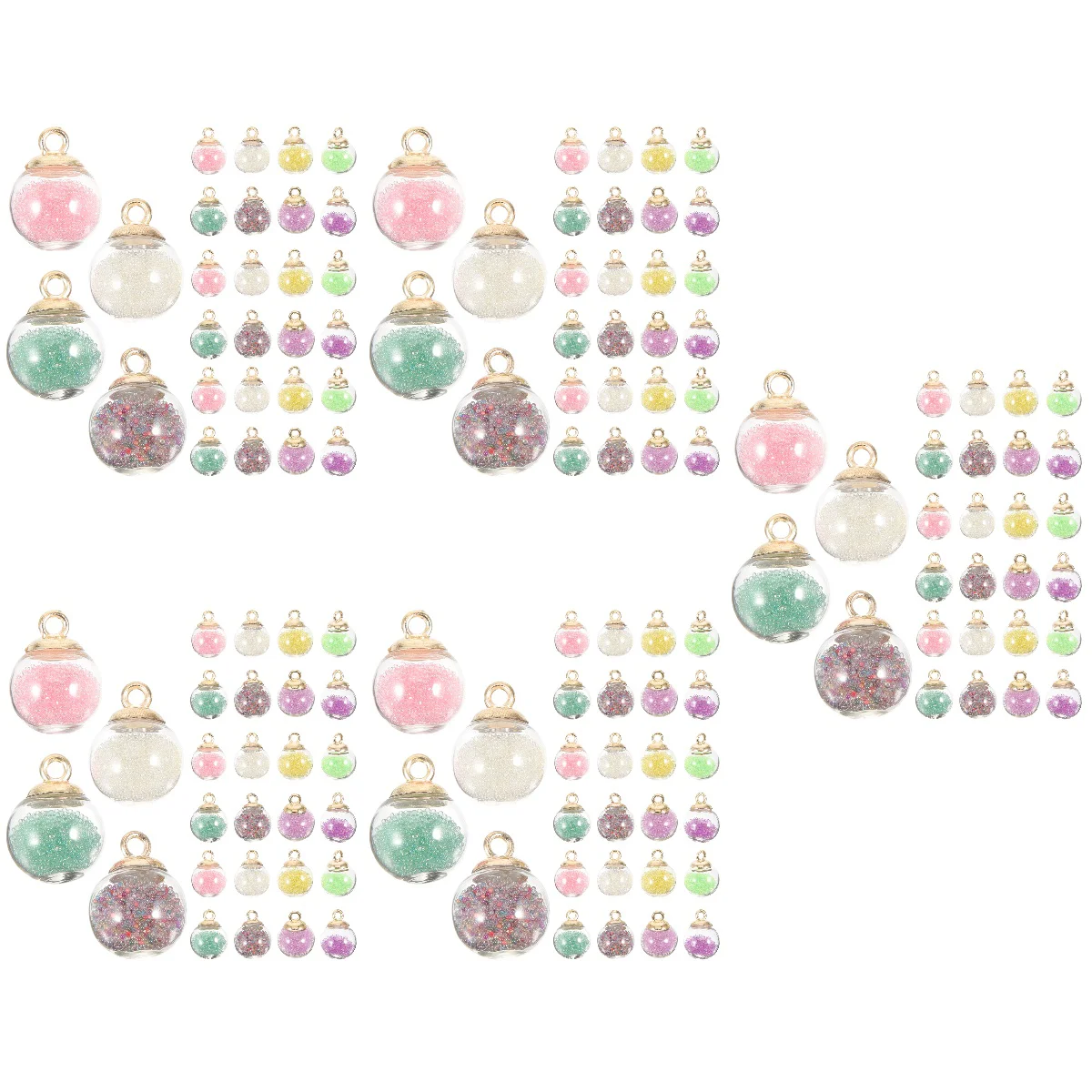 300 шт. подвеска в виде стеклянного шара, подвески, серьги, мини-кристаллы, ожерелья, Яркие летние декоративные шарики 
300 шт. подвеска в виде стеклянного шара, подвески, серьги, мини-кристаллы, ожерелья, Яркие летние декоративные шарики