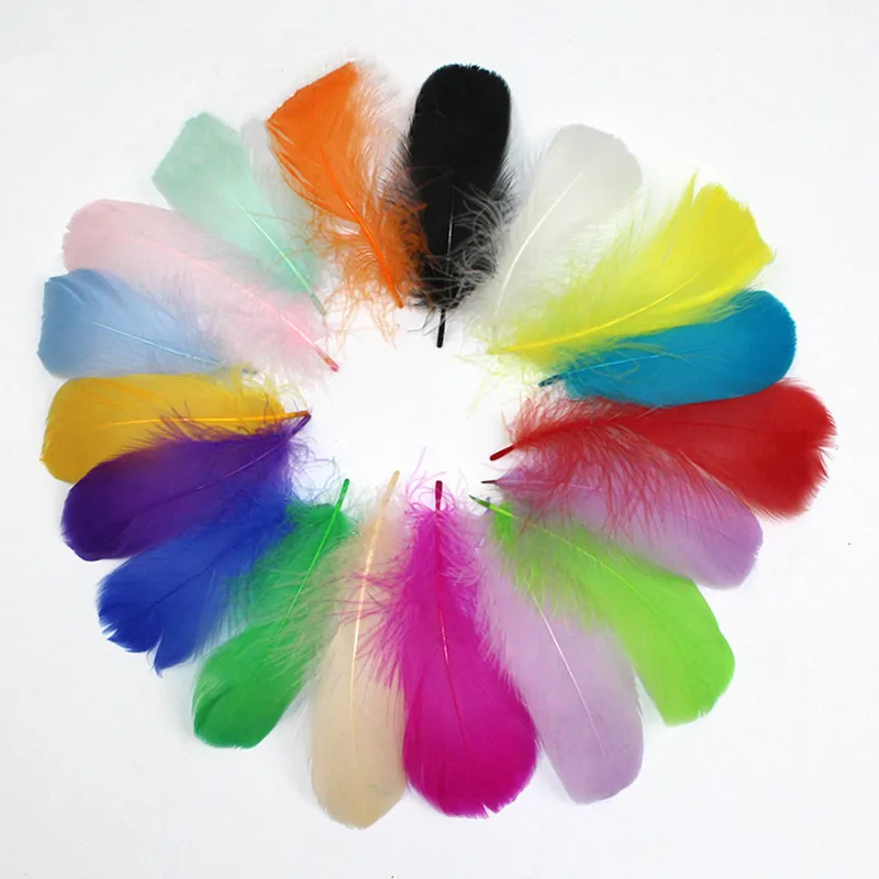 100pcs/lot 5-8cm Multicolor Natural Goose Feathers for Needlework Crafts Jewelry Small Floating Swan Pheasant Plume Decoration
100pcs/lot 5-8cm Multicolor Natural Goose Feathers for Needlework Crafts Jewelry Small Floating Swan Pheasant Plume Decoration