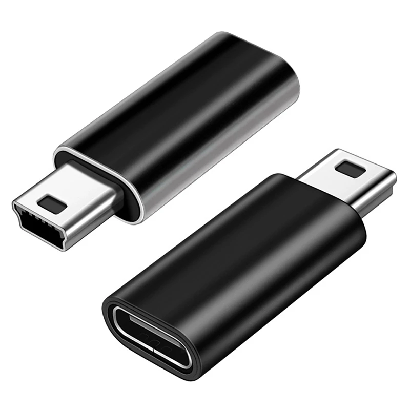 Metal Universal Mini 5 Pin USB Adapter B Male to USB Type C Female Data Transfer Connector for GoPro MP3 Digital Camera GPS
Metal Universal Mini 5 Pin USB Adapter B Male to USB Type C Female Data Transfer Connector for GoPro MP3 Digital Camera GPS