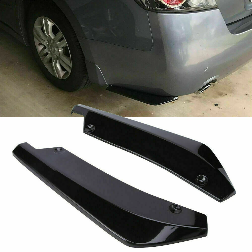 2 шт. глянцевый черный рассеиватель для заднего бампера, сплиттер, крышка, боковые указки, декоративная наклейка, универсальный для 2000-2022 автомобильных аксессуаров
2 шт. глянцевый черный рассеиватель для заднего бампера, сплиттер, крышка, боковые указки, декоративная наклейка, универсальный для 2000-2022 автомобильных аксессуаров