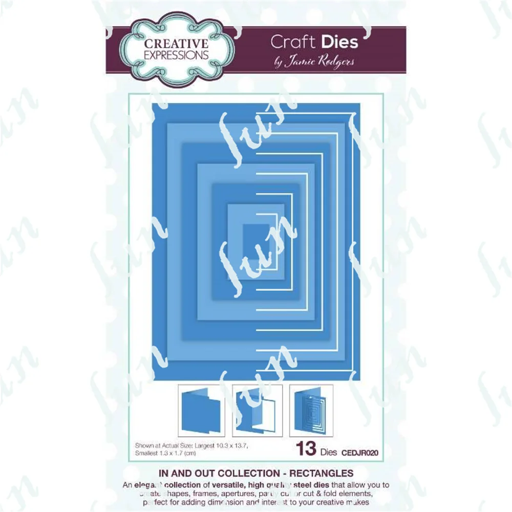 Rectangles Metal Cutting Dies for Diy Scrapbooking Crafts Cut Stencils Maker Photo Album Embossing Template Handmade Decor Mould
Rectangles Metal Cutting Dies for Diy Scrapbooking Crafts Cut Stencils Maker Photo Album Embossing Template Handmade Decor Mould
