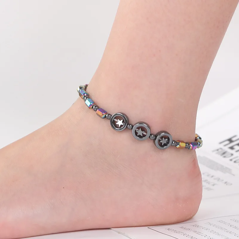 Magnet Anklets For Women Men Colorful Stone Weight Loss Magnetic Therapy Bracelet Anklet Pain Relief Slimming Jewelry
Magnet Anklets For Women Men Colorful Stone Weight Loss Magnetic Therapy Bracelet Anklet Pain Relief Slimming Jewelry