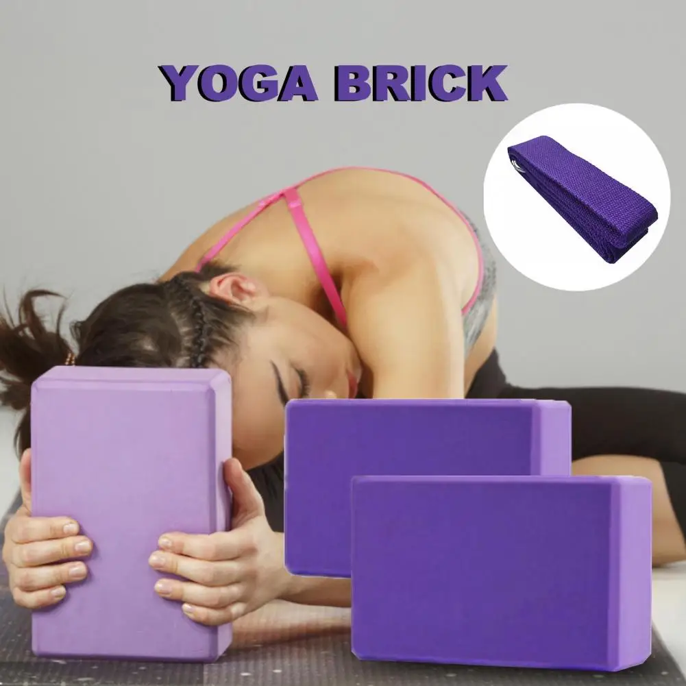 Yoga Brick Exercise Fitness Foam Block Yoga Essentials Set Body Shaping Indoor Workout Yoga Brick with Stretching Strap Set
Yoga Brick Exercise Fitness Foam Block Yoga Essentials Set Body Shaping Indoor Workout Yoga Brick with Stretching Strap Set