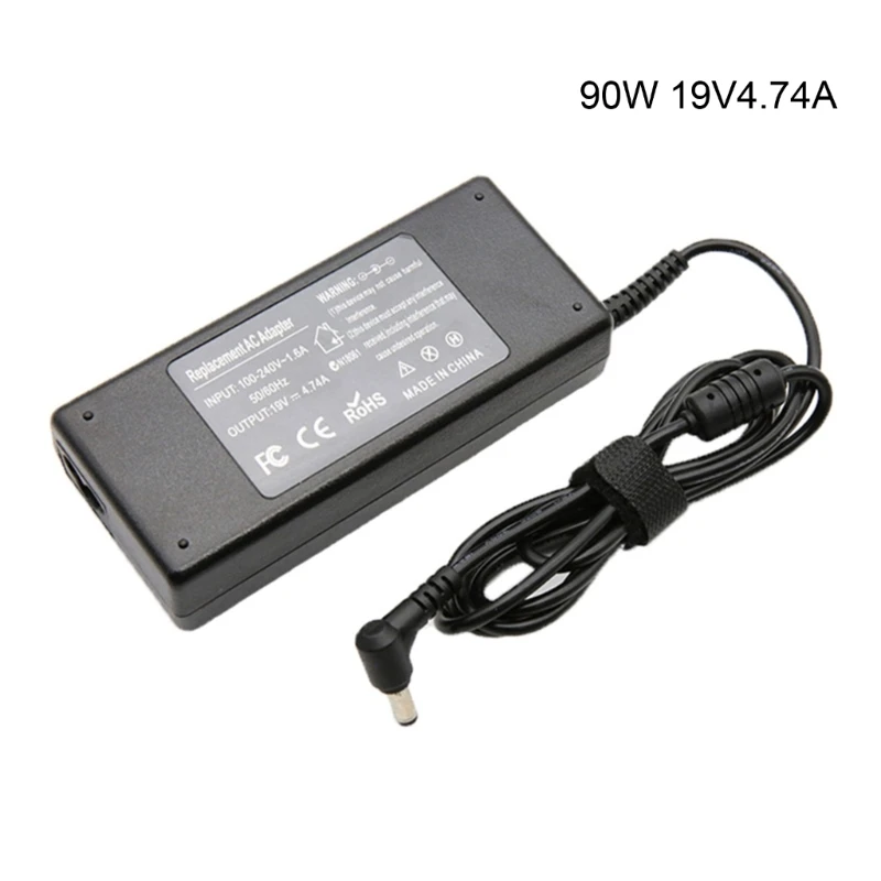 

90W 19V 4.74A DC5.5x2.5mm Power Adapter for Satellite A100 A305 A505 A505D A135 Laptop Safety Chargers 100-240V Input
