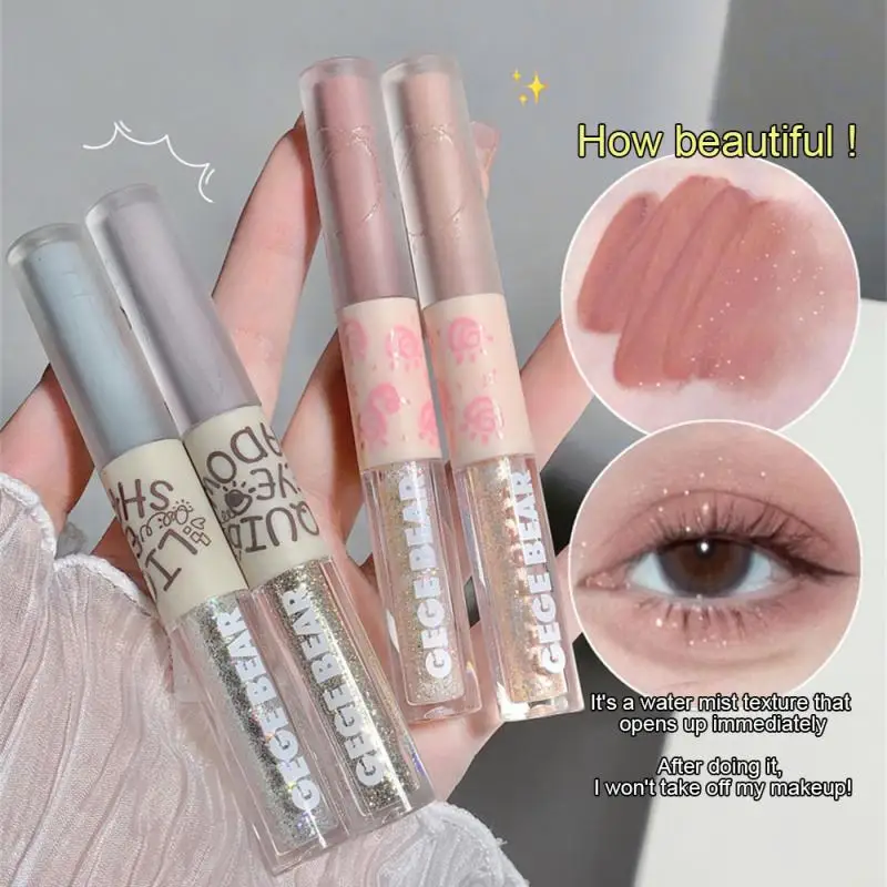 Glitter Sequins Liquid Eyeshadow Double Head Matte Pearlescent Eye Shadow Brightening Eye Makeup Shimmer Waterproof Cosmetics
Glitter Sequins Liquid Eyeshadow Double Head Matte Pearlescent Eye Shadow Brightening Eye Makeup Shimmer Waterproof Cosmetics