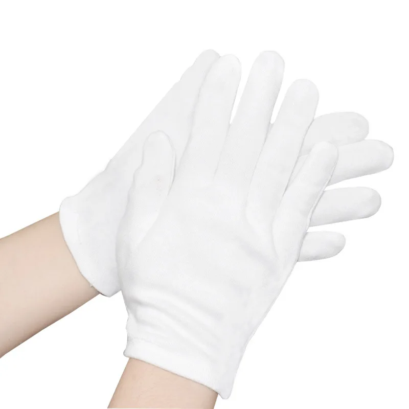 Pure White Gloves Thickened Labor Protection Workshop Disposable Etiquette Cotton Gloves
Pure White Gloves Thickened Labor Protection Workshop Disposable Etiquette Cotton Gloves