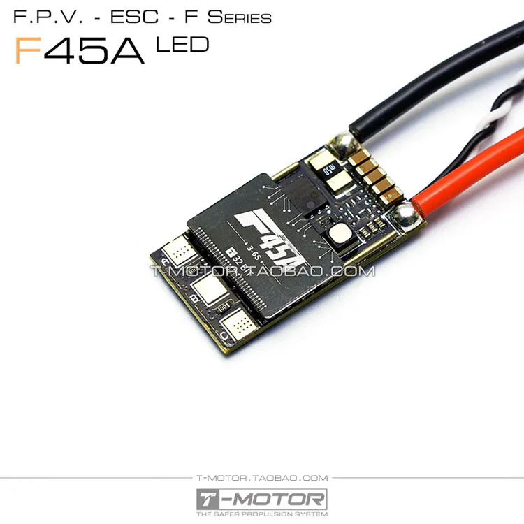 T-MOTOR F35A F45A 3-6S 32Bit ESC High Quality Speed Controller for FPV RC Racing Drone Plane
T-MOTOR F35A F45A 3-6S 32Bit ESC High Quality Speed Controller for FPV RC Racing Drone Plane