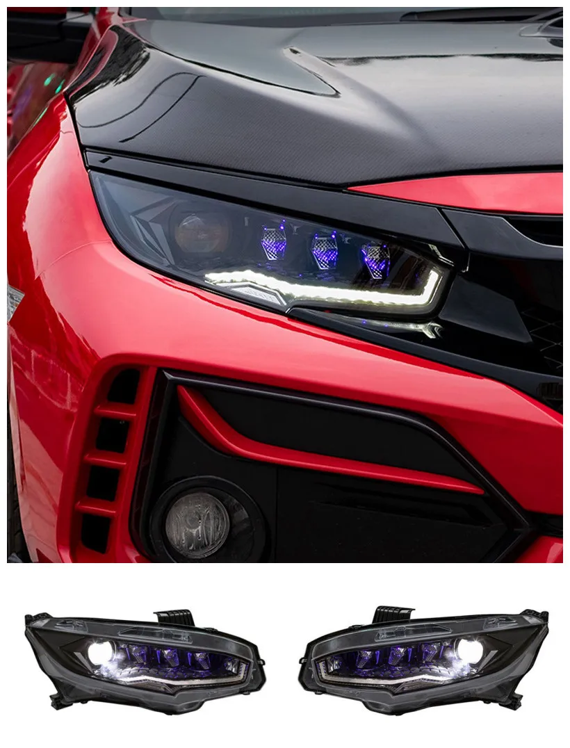 Передняя фара в сборе для Honda Civic десятого поколения, модифицированные Парижские светодиодные дневные ходовые огни s star, Алмазный светодиодн...
Передняя фара в сборе для Honda Civic десятого поколения, модифицированные Парижские светодиодные дневные ходовые огни s star, Алмазный светодиодн...