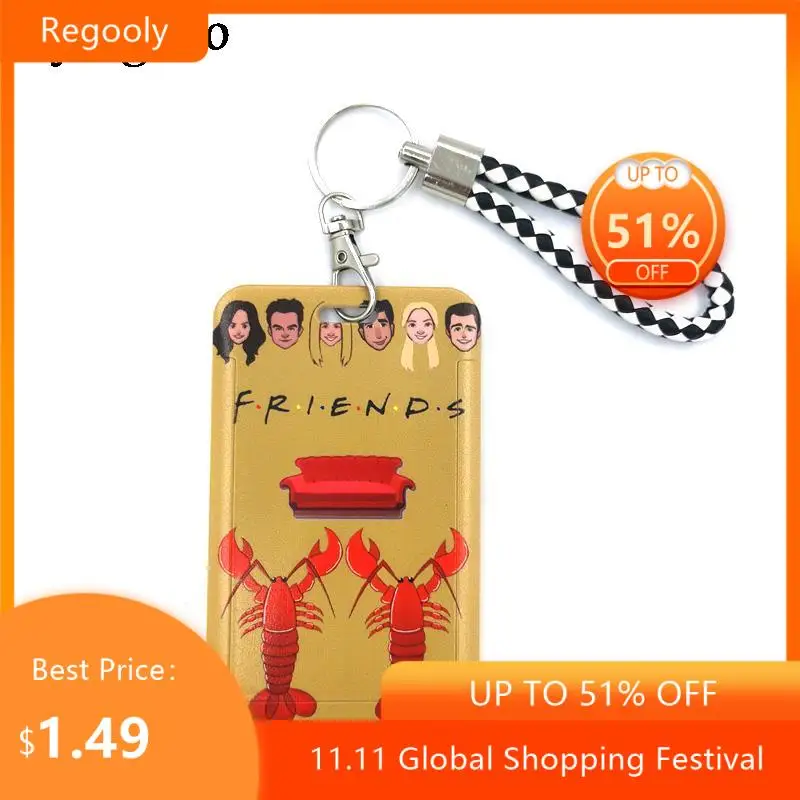Friends Credit Card ID Holder Bag Student Women Travel Bank Bus Business Card Cover Badge Gifts Strap Card Holder
Friends Credit Card ID Holder Bag Student Women Travel Bank Bus Business Card Cover Badge Gifts Strap Card Holder