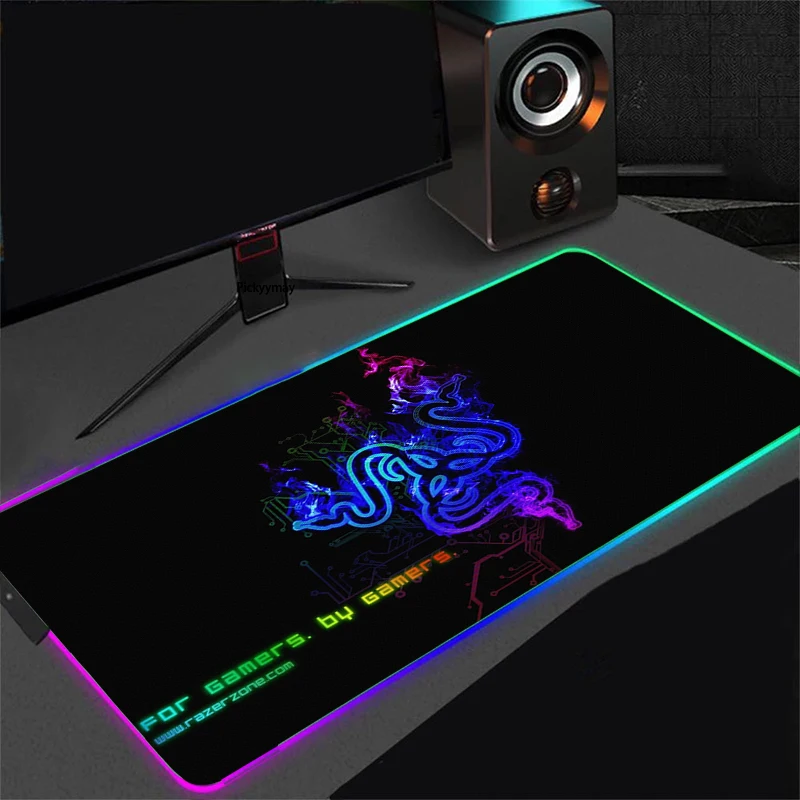 RGB Mouse Pad Backlight Gaming RAZER PC Game Gaming Mat Accessories LED Gamer Computer Desk Pads Mousepad Keyboard Carpet Mats
RGB Mouse Pad Backlight Gaming RAZER PC Game Gaming Mat Accessories LED Gamer Computer Desk Pads Mousepad Keyboard Carpet Mats