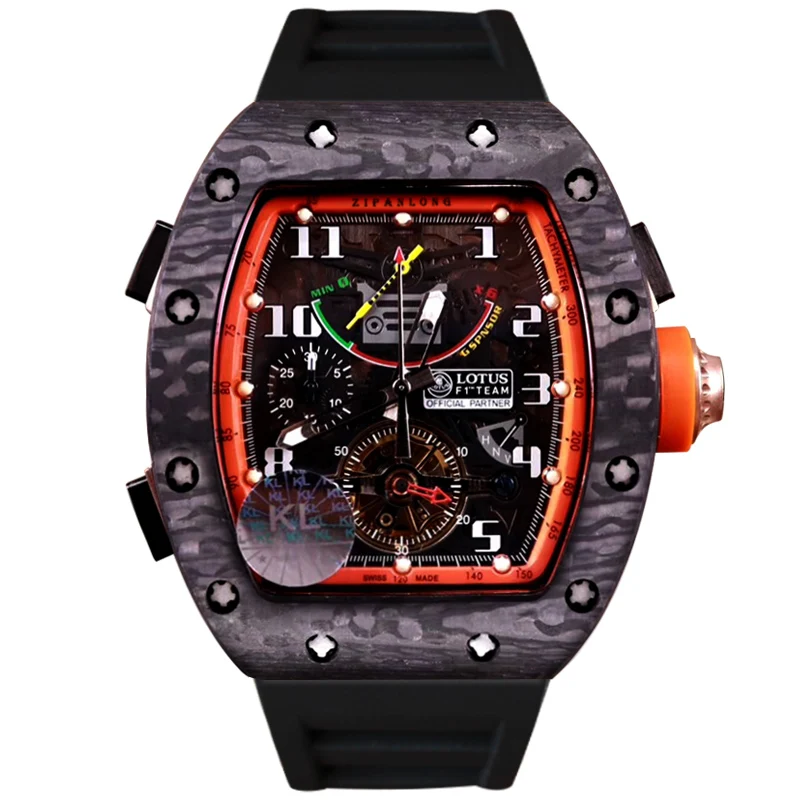 Men's mechanical watch fully automatic hollowed out transparent luminous waterproof large dial personalized cool square watch
Men's mechanical watch fully automatic hollowed out transparent luminous waterproof large dial personalized cool square watch