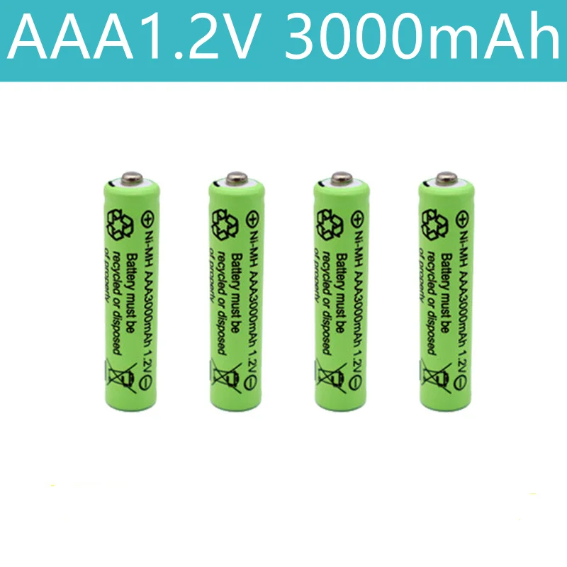 4-20PCS 100% New 3000mAh 1.2 V AAA NI-MH Battery for Flashlight Camera Wireless Mouse Toy Pre-charged Batteries
4-20PCS 100% New 3000mAh 1.2 V AAA NI-MH Battery for Flashlight Camera Wireless Mouse Toy Pre-charged Batteries