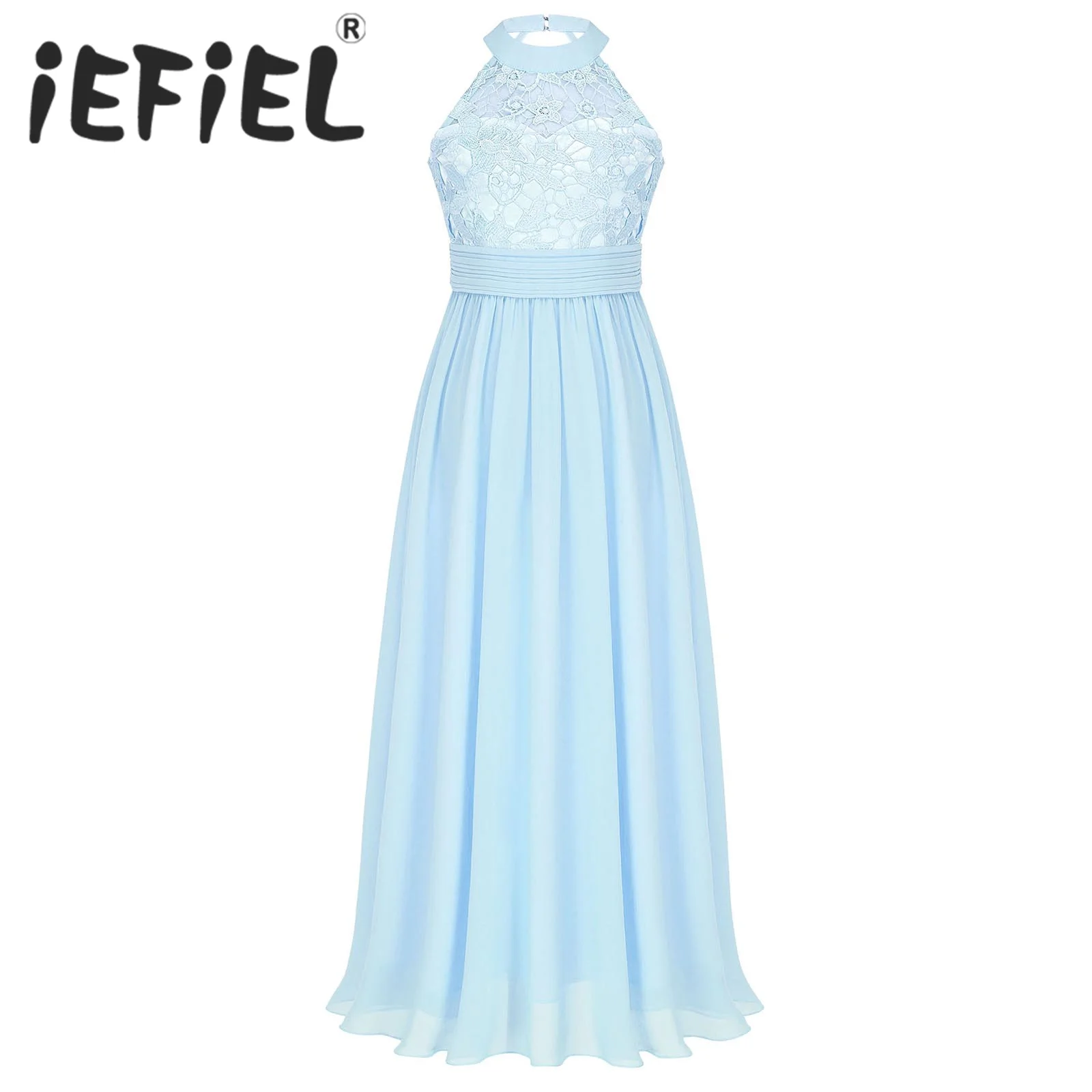 Kids Flower Girls Dress Summer Chiffon Sleeveless Lace Floor Length Dress for Birthday Party Wedding Bridesmaid First Communion
Kids Flower Girls Dress Summer Chiffon Sleeveless Lace Floor Length Dress for Birthday Party Wedding Bridesmaid First Communion
