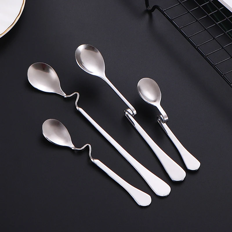 1 Pc Hanging Coffee Spoon Creative Bending Handle Stainless Steel Stirring Spoon Bar Kitchen Supplies
1 Pc Hanging Coffee Spoon Creative Bending Handle Stainless Steel Stirring Spoon Bar Kitchen Supplies