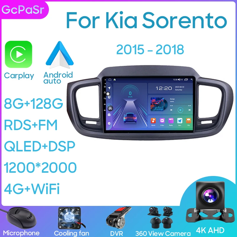 Автомобильный мультимедийный плеер, радио, видеомонитор для KIA Sorento 2015-2018, Android 12, навигация, GPS, сенсорный экран, аудио Авторадио
Автомобильный мультимедийный плеер, радио, видеомонитор для KIA Sorento 2015-2018, Android 12, навигация, GPS, сенсорный экран, аудио Авторадио