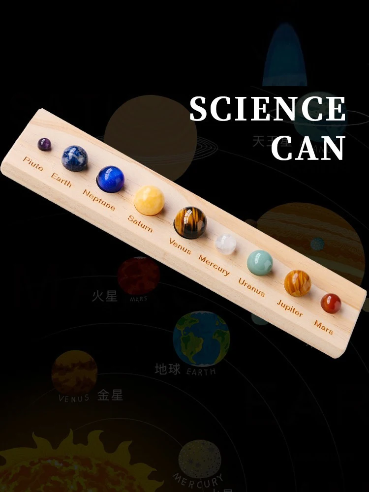 Астрономическая система на солнечной батарее, 9 планет, натуральные Хрустальные шарики, драгоценные камни с деревянной основой, украшение д... 
Астрономическая система на солнечной батарее, 9 планет, натуральные Хрустальные шарики, драгоценные камни с деревянной основой, украшение д...