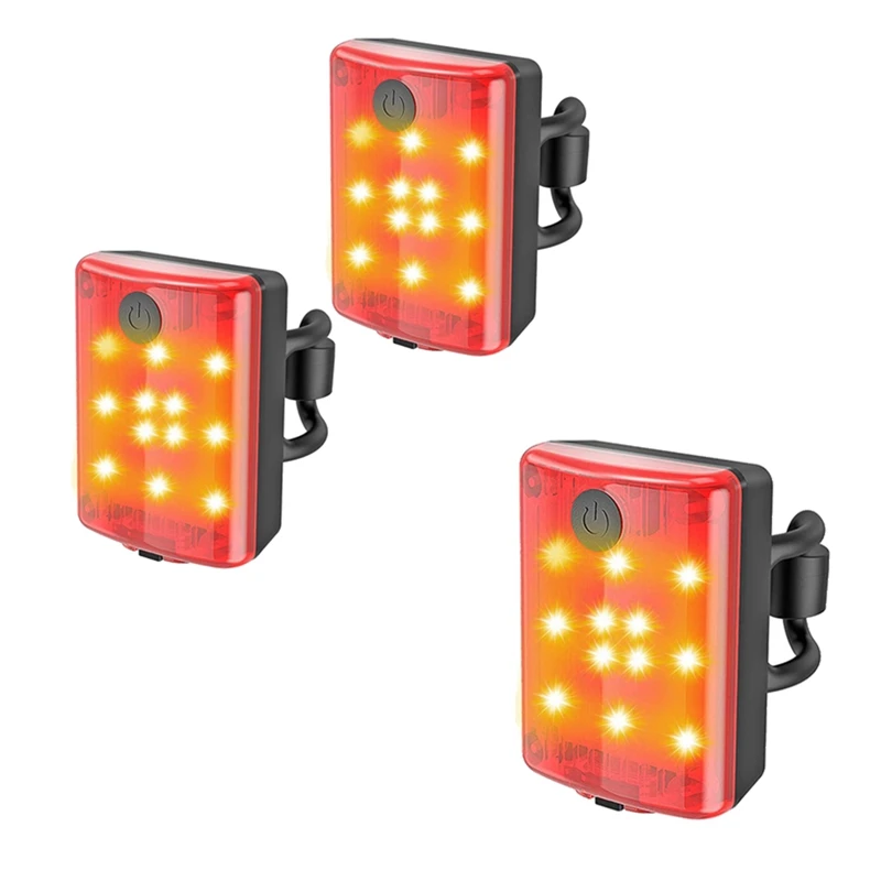Bicycle Rear Light Bike Brake Tail Light Bicycle Alarm MTB Cycling Charge LED For Bike Safe Lamp Accessories
Bicycle Rear Light Bike Brake Tail Light Bicycle Alarm MTB Cycling Charge LED For Bike Safe Lamp Accessories