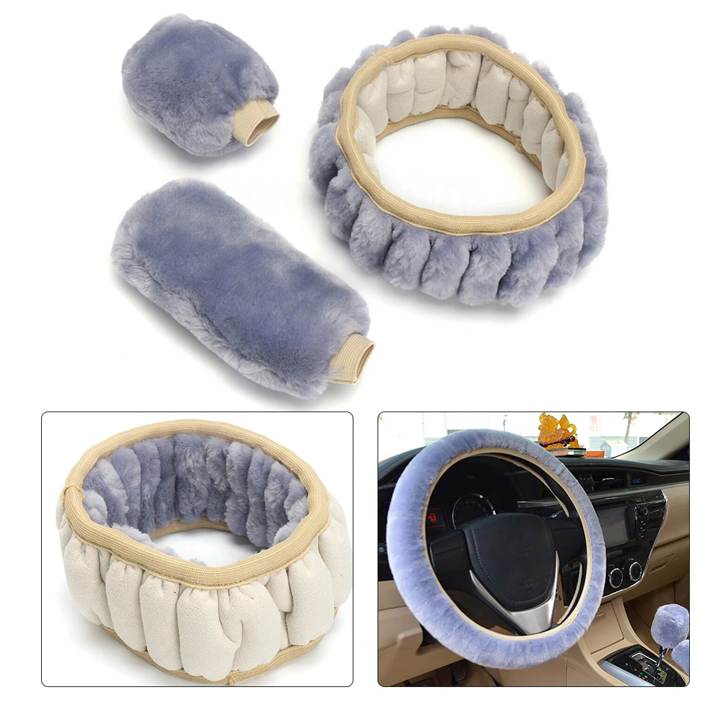 Soft Elastic Winter Warm Plush Steering Wheel Cover Set Car Interior Accessories Soft And Comfy, Durable To Use
Soft Elastic Winter Warm Plush Steering Wheel Cover Set Car Interior Accessories Soft And Comfy, Durable To Use