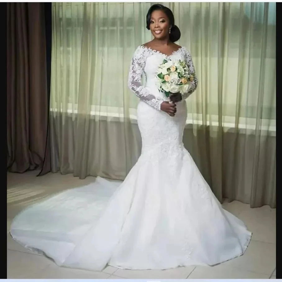 New Style Lace Appliques Mermaid Wedding Dresses Vestidos de Novia 2023 Custom Made Detachable Train Plus Size Bridal Gowns
New Style Lace Appliques Mermaid Wedding Dresses Vestidos de Novia 2023 Custom Made Detachable Train Plus Size Bridal Gowns