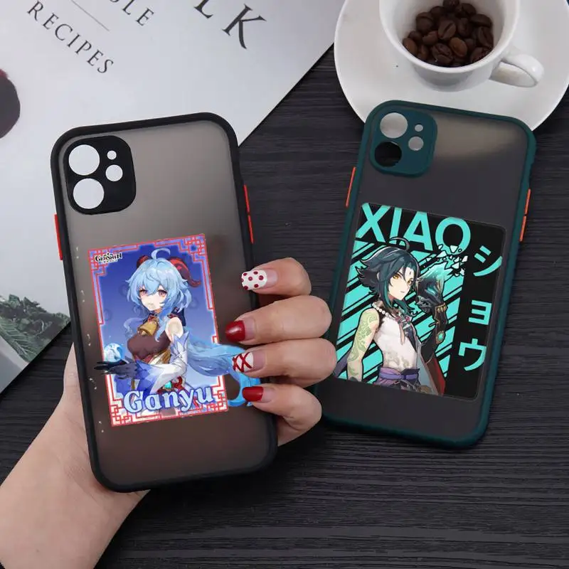 genshin impact Phone Case For iPhone 13 12 11 Mini Pro XR XS Max 7 8 Plus X Matte transparent Back Cover
genshin impact Phone Case For iPhone 13 12 11 Mini Pro XR XS Max 7 8 Plus X Matte transparent Back Cover