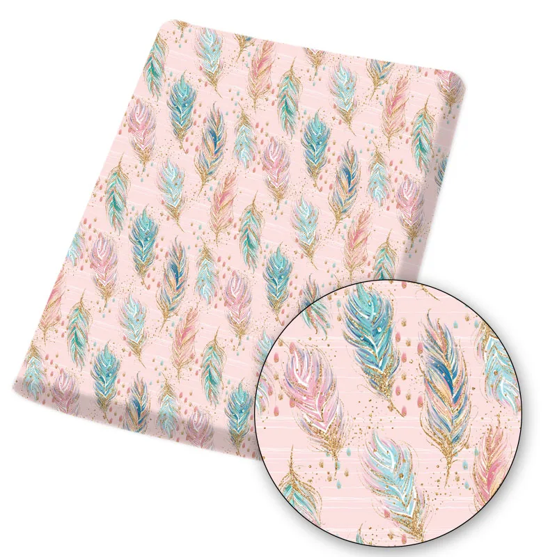 Polyester Cotton Fabric Feather Moon Bow Printed Cloth Sheet For DIY Mask/Dress Bag Handmade Materials Home Textile 145*45cm 1pc
Polyester Cotton Fabric Feather Moon Bow Printed Cloth Sheet For DIY Mask/Dress Bag Handmade Materials Home Textile 145*45cm 1pc