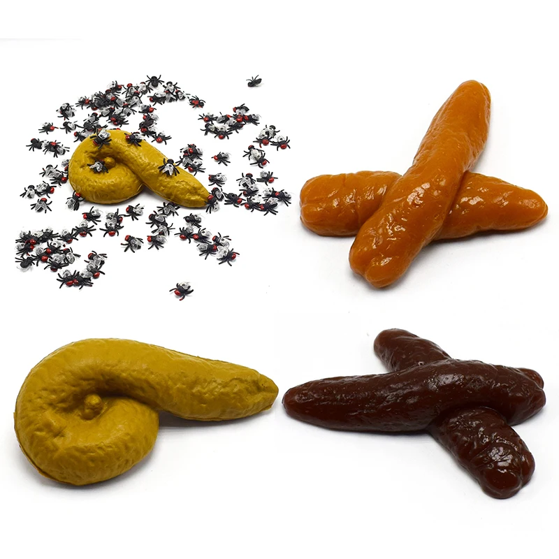 April Fools ' Day Halloween Tricky Toys Simulation Poop Flies And Mosquitoes Six-character Stools Funny Disgusting Scary Props
April Fools ' Day Halloween Tricky Toys Simulation Poop Flies And Mosquitoes Six-character Stools Funny Disgusting Scary Props