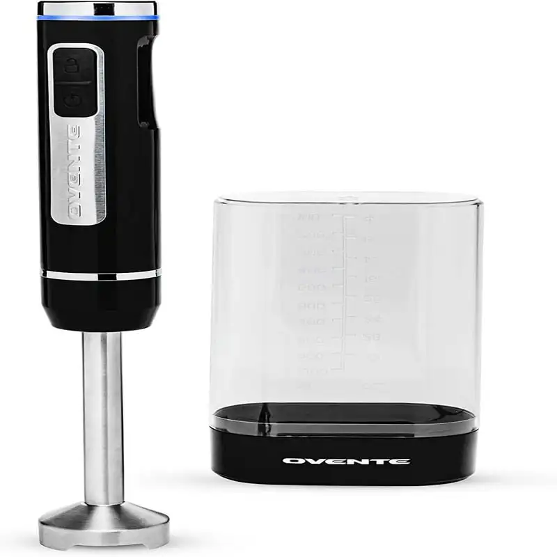 Electric Cordless Immersion Hand Blender 200 Watt 8-Mixing Speed with Stainless Steel Blades, Heavy-Duty Portable & Rechargeable
Electric Cordless Immersion Hand Blender 200 Watt 8-Mixing Speed with Stainless Steel Blades, Heavy-Duty Portable & Rechargeable