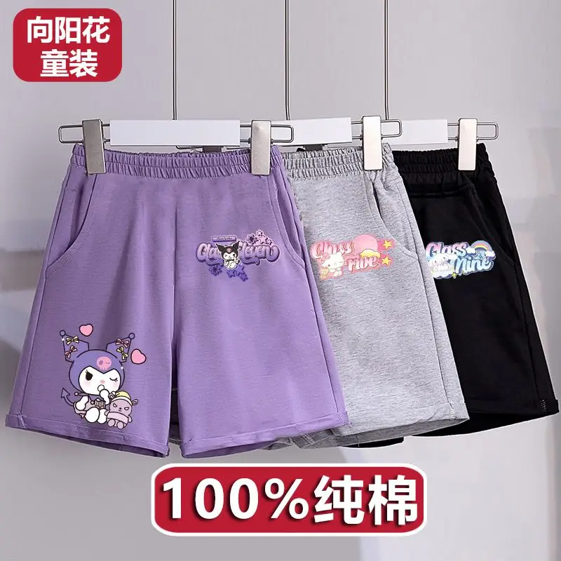 Sanrios Anime Kuromi Cinnamoroll Hello Kitty Girl Shorts Summer New Cute Cartoon Sports Five-Part Pants Children's Casual Pants
Sanrios Anime Kuromi Cinnamoroll Hello Kitty Girl Shorts Summer New Cute Cartoon Sports Five-Part Pants Children's Casual Pants