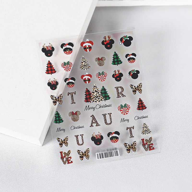 Women's Merry Christmas Nail Art Decoration Decals 5D Embossed Snowflake Tree Gift Box Adhesive Manicure Stickers for Nails Deco
Women's Merry Christmas Nail Art Decoration Decals 5D Embossed Snowflake Tree Gift Box Adhesive Manicure Stickers for Nails Deco