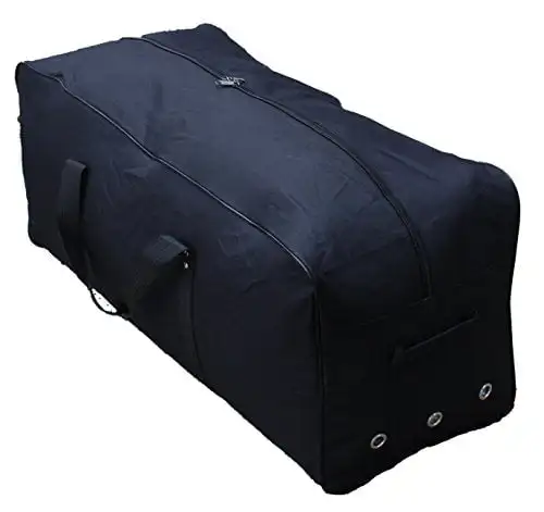 38 Inch Heavy Duty Duffle Bag Zippered Packable Duffle Bag Extra Large Carry Luggage bag for Sports Camp Travel Military Christm
38 Inch Heavy Duty Duffle Bag Zippered Packable Duffle Bag Extra Large Carry Luggage bag for Sports Camp Travel Military Christm