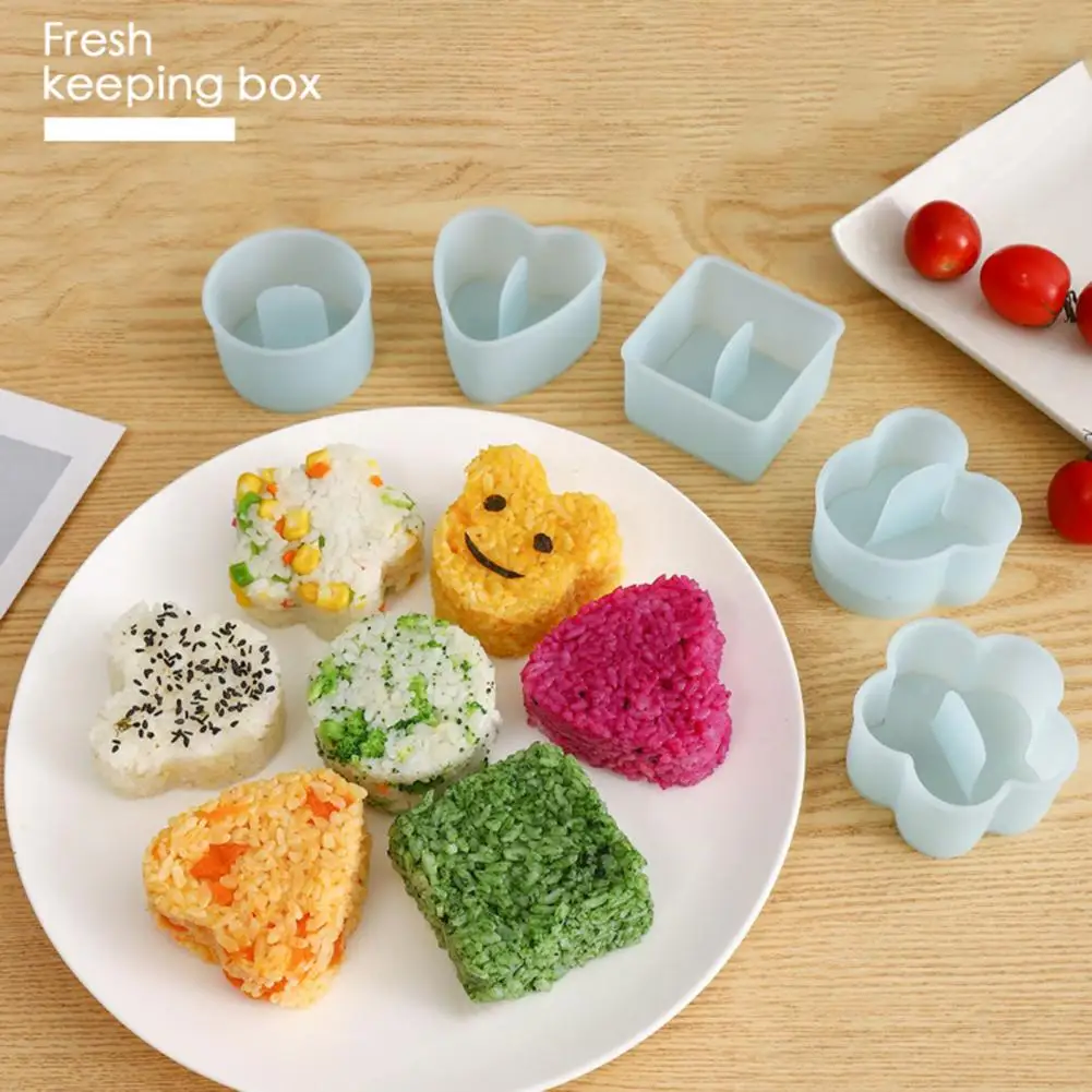 Cartoon Shape Rice Ball Set Sushi Roll Sushi Mold Rice Ball Rice Ball Bento Press Mold Japanese DIY Tools Kitchen Accessories
Cartoon Shape Rice Ball Set Sushi Roll Sushi Mold Rice Ball Rice Ball Bento Press Mold Japanese DIY Tools Kitchen Accessories