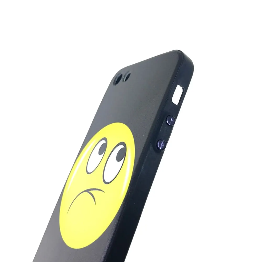 Чехол для iPhone 5/5S/SE Накладка детская силиконовая с резиновым краем и обьемным