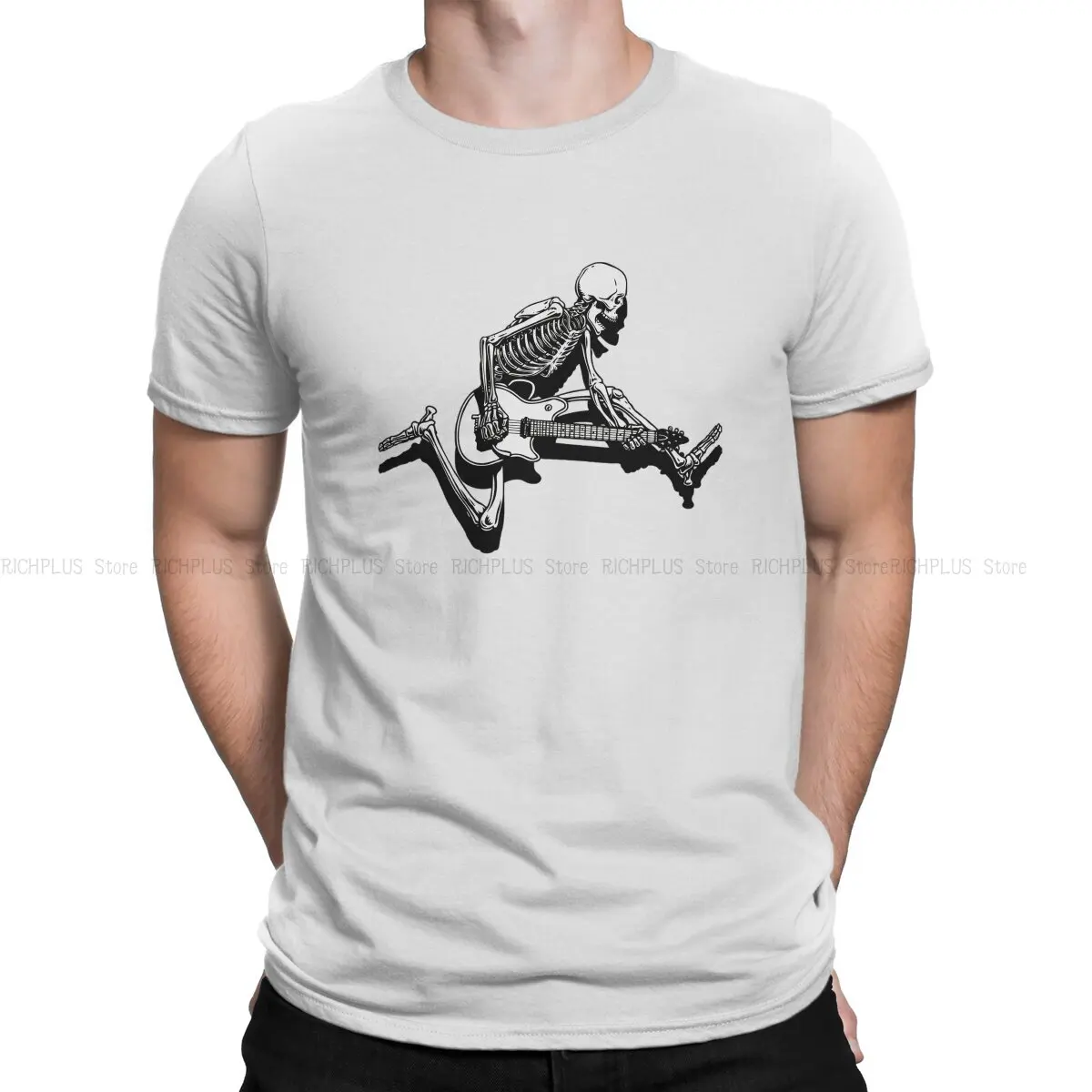 Guitar Rock Men's TShirt Skeleton Guitarist Jump Individuality T Shirt Harajuku Sweatshirts New Trend
Guitar Rock Men's TShirt Skeleton Guitarist Jump Individuality T Shirt Harajuku Sweatshirts New Trend