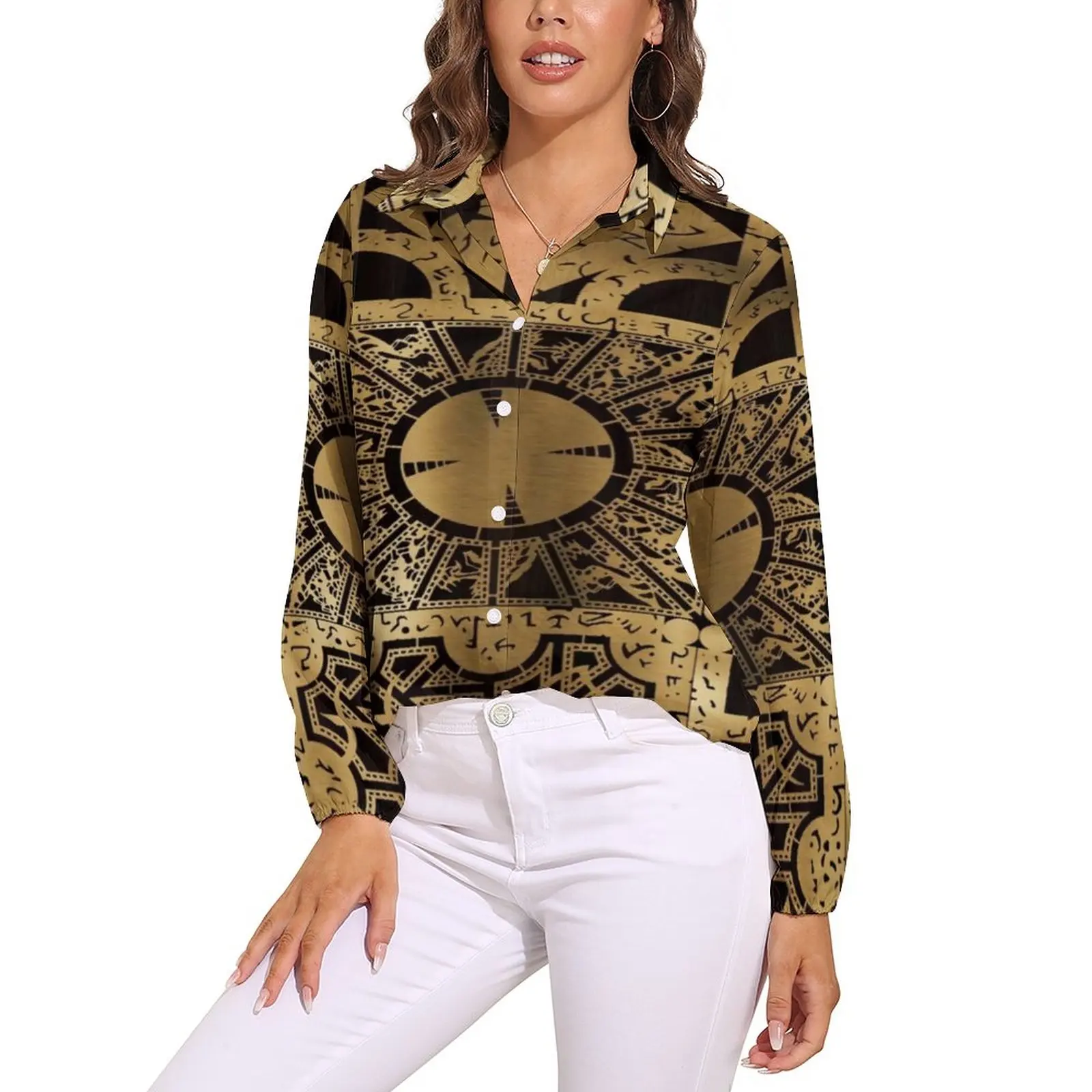 Vintage Gothic Print Blouse Lament Spread Vintage Pattern Blouses Woman Long-Sleeve Basic Shirt Summer Oversized Top
Vintage Gothic Print Blouse Lament Spread Vintage Pattern Blouses Woman Long-Sleeve Basic Shirt Summer Oversized Top
